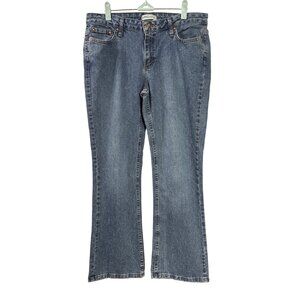Riders By Lee Womens Bootcut Jeans Size 14P Blue Denim Medium Wash Petite